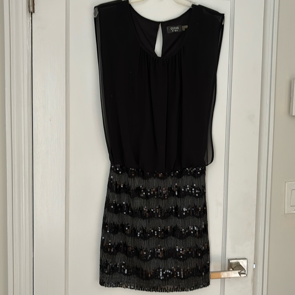 Beautiful black, Guess party dress in Great condition.